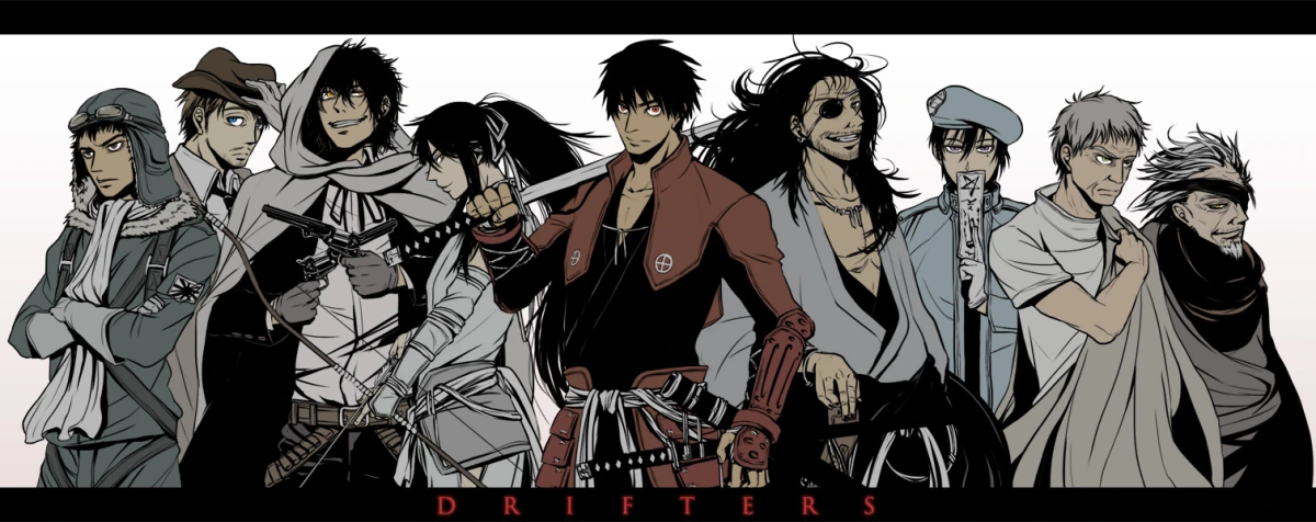 Drifters Anime Characters group wallpaper, 1920x1080